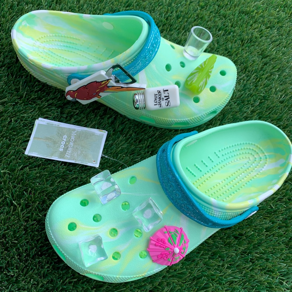 Brand New Crocs Limited Margaritaville sandal/slides size 11 men